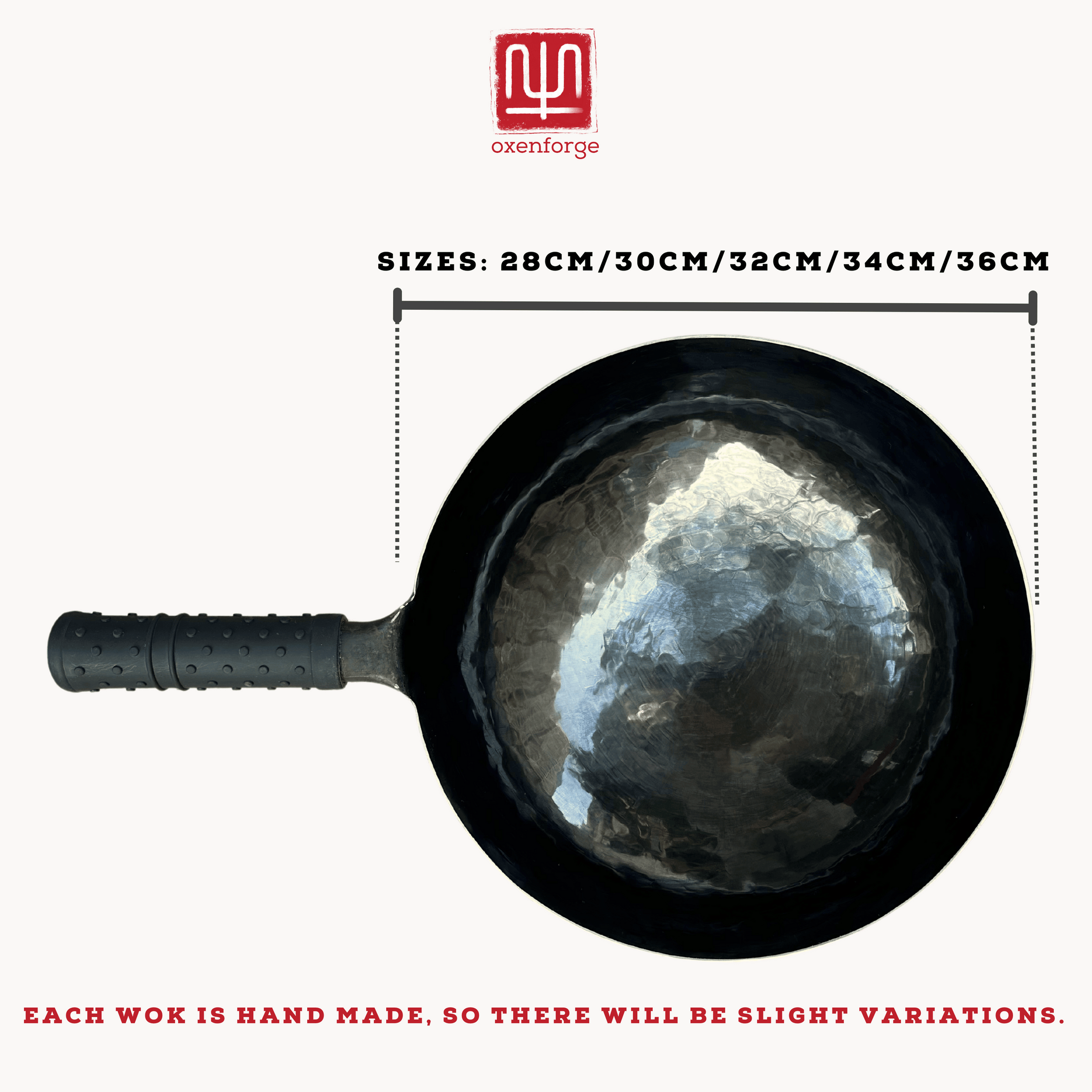 Round bottom hand hammered hand forged zhang qiu carbon steel wok