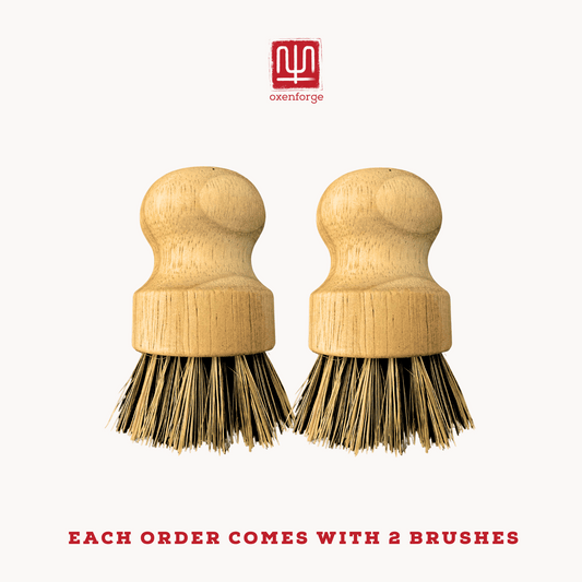 Coconut bristles scrub and brush