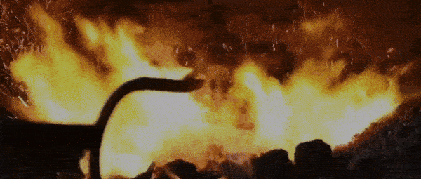 Process of forging Oxenforge hand hammered woks